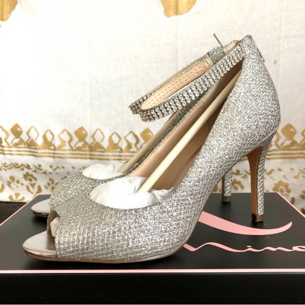 Nina Silver Heels